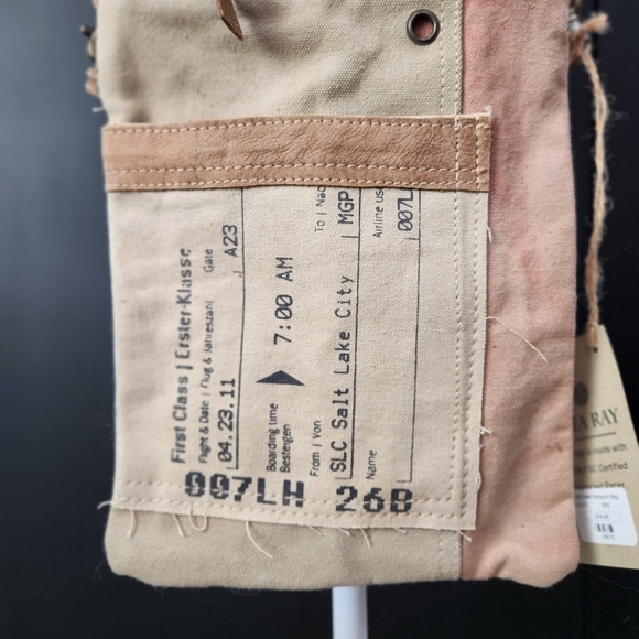 CLEA RAY Salt LAKE Passport Crosdbody Bag NWT - Picture 4 of 11